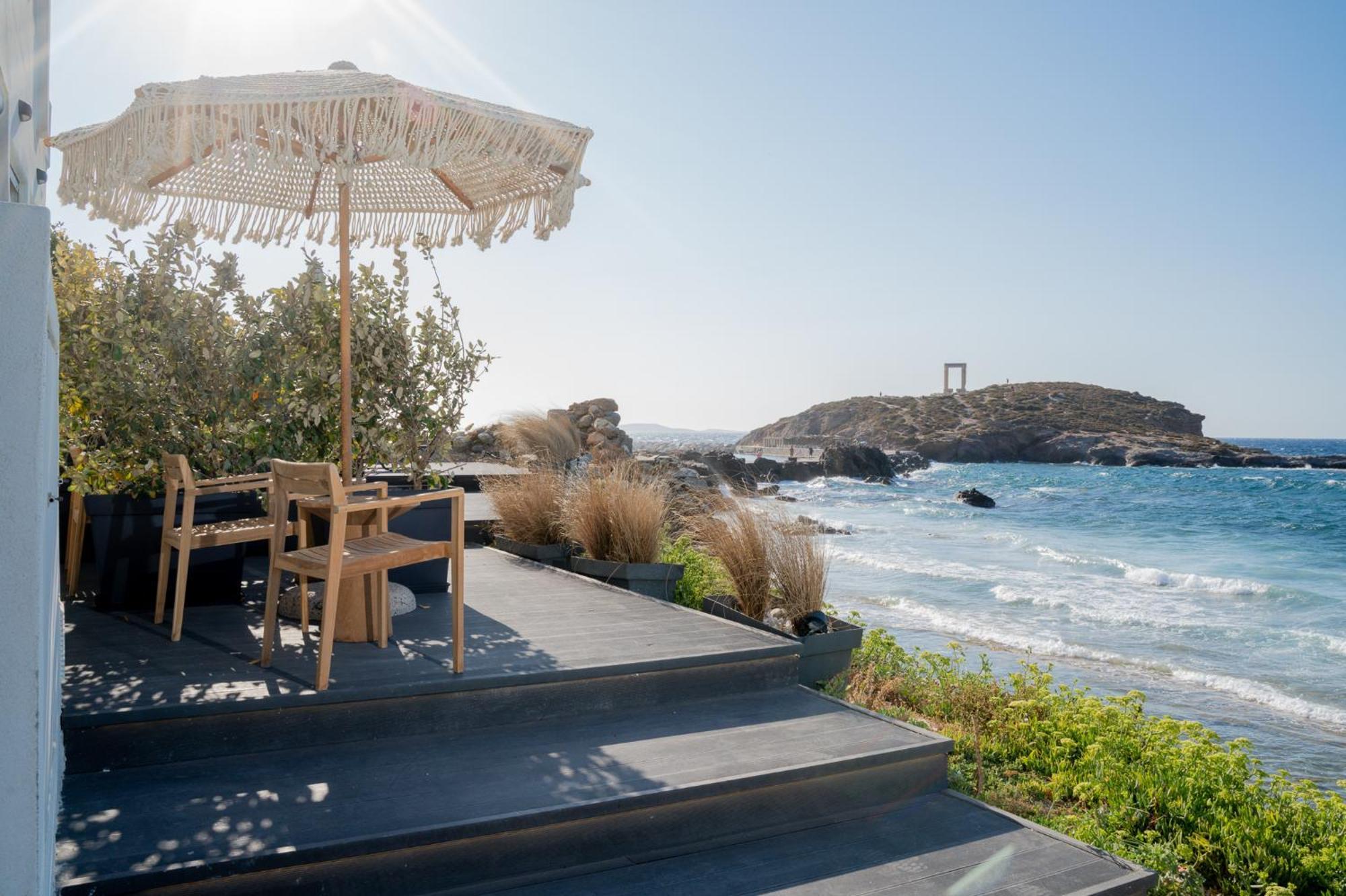 Portara Seaside Luxury Suites Naxos City Bagian luar foto